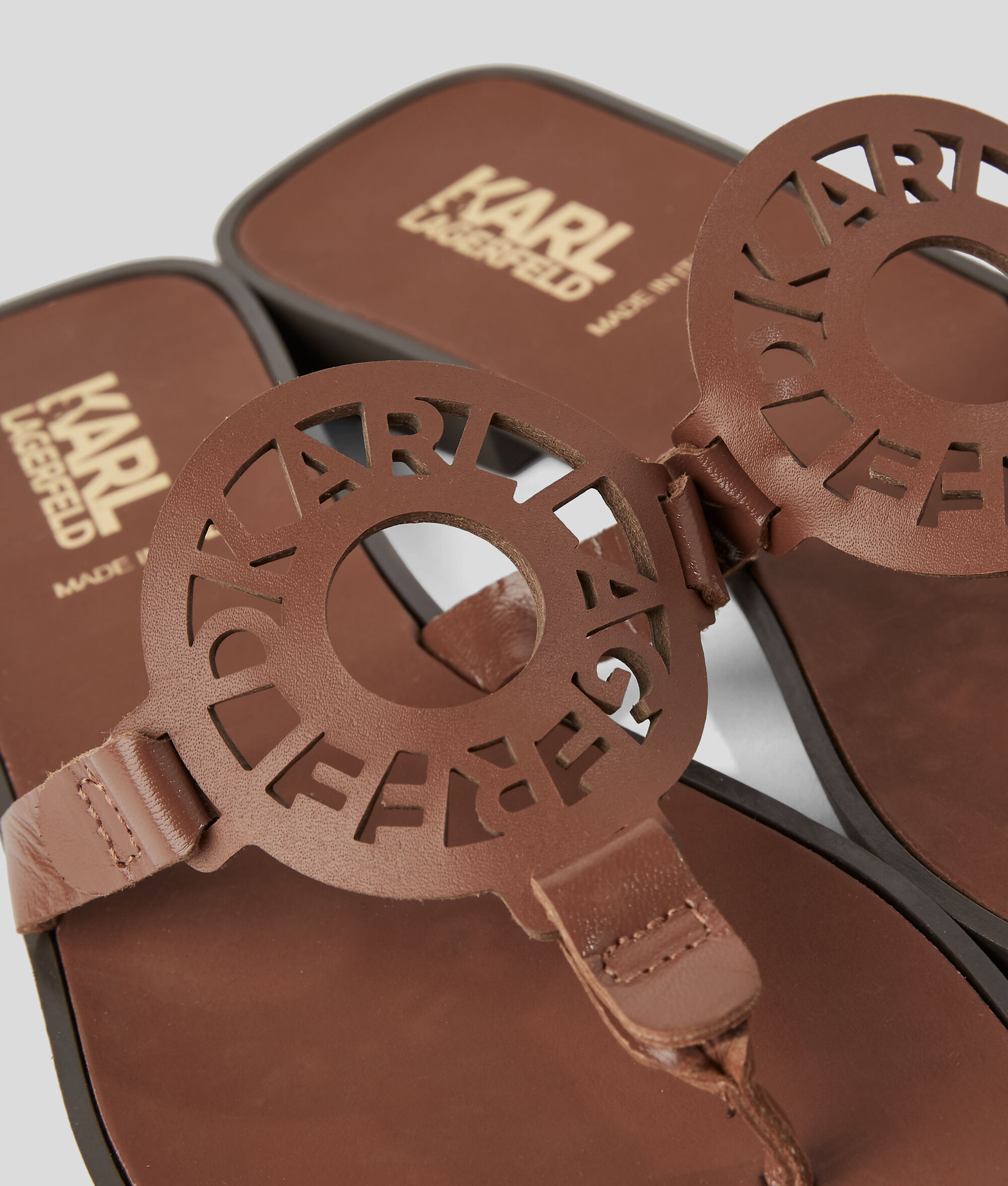 (image for) Cutting-Edge KL Ring Logo Sandals